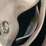 ミュウミュウ miu miu ナッパクリスタル ショルダーバッグ RT0530 ピンクベージュ シルバー金具 ナッパレザー レディース ショルダーバッグ