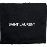サンローラン SAINT LAURENT リブゴーシュ バケットバッグ 669299 アイボリー/ブラウン キャンバス レディース ショルダーバッグ