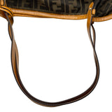 フェンディ FENDI ズッカ トートバッグ 8BH203 ブラウン ナイロン/パテット レディース トートバッグ