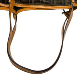 フェンディ FENDI ズッカ トートバッグ 8BH203 ブラウン ナイロン/パテット レディース トートバッグ