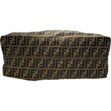フェンディ FENDI ズッカ トートバッグ 8BH203 ブラウン ナイロン/パテット レディース トートバッグ