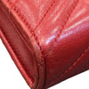 グッチ GUCCI GGマーモント チェーンウォレット 474575 レット ゴールド金具 レザー レディース ウォレットチェーン
