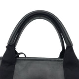 バレンシアガ BALENCIAGA ネイビーカバスXS 390346 ブラック レザー レディース トートバッグ ショルダーバッグ
