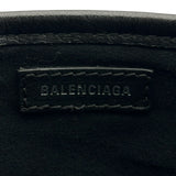 バレンシアガ BALENCIAGA ネイビーカバスXS 390346 ブラック レザー レディース トートバッグ ショルダーバッグ