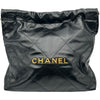 シャネル CHANEL CHANEL22 スモール AS3260 ブラック/ゴールド シャイニーカーフ レディース ショルダーバッグ