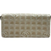 シャネル CHANEL ニュートラベルライン チェーンバッグ A15285 6番台 ベージュ シルバー金具 ナイロンジャガード レディース ショルダーバッグ