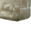シャネル CHANEL ニュートラベルライン チェーンバッグ A15285 6番台 ベージュ シルバー金具 ナイロンジャガード レディース ショルダーバッグ
