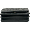 シャネル CHANEL マトラッセミニチェーンウォレット AP1649 31番台 ブラック ラムスキン レディース ウォレットチェーン