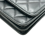 シャネル CHANEL マトラッセミニチェーンウォレット AP1649 31番台 ブラック ラムスキン レディース ウォレットチェーン