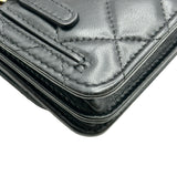 シャネル CHANEL マトラッセミニチェーンウォレット AP1649 31番台 ブラック ラムスキン レディース ウォレットチェーン