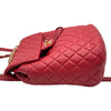 シャネル CHANEL マトラッセバッグパック A91121 23番台 レッド/ゴールド金具 ラムスキン レディース リュック・デイパック