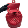 シャネル CHANEL マトラッセバッグパック A91121 23番台 レッド/ゴールド金具 ラムスキン レディース リュック・デイパック