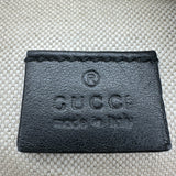 グッチ GUCCI GGエンボスベルトバッグ 645093 ブラック　シルバー金具 GGエンボス メンズ ボディバッグ