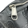 グッチ GUCCI GGエンボスベルトバッグ 645093 ブラック　シルバー金具 GGエンボス メンズ ボディバッグ