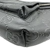 グッチ GUCCI GGエンボスベルトバッグ 645093 ブラック　シルバー金具 GGエンボス メンズ ボディバッグ