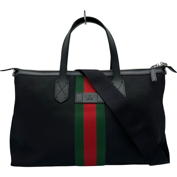 グッチ GUCCI シェリーライン2WAYトート 619750 ブラック レザー