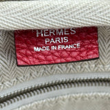 エルメス HERMES ヴィクトリアエラン38 □Q刻印 ルージュカザック シルバー金具 トリヨン レディース ショルダーバッグ