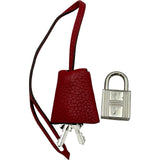 エルメス HERMES ヴィクトリアエラン38 □Q刻印 ルージュカザック シルバー金具 トリヨン レディース ショルダーバッグ