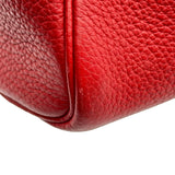 エルメス HERMES ヴィクトリアエラン38 □Q刻印 ルージュカザック シルバー金具 トリヨン レディース ショルダーバッグ