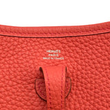 エルメス HERMES エヴリンTPM X刻印 ブーゲンビリア/シルバー金具 トリヨン レディース ショルダーバッグ