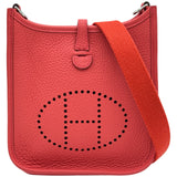 エルメス HERMES エヴリンTPM X刻印 ブーゲンビリア/シルバー金具 トリヨン レディース ショルダーバッグ
