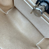エルメス HERMES エールバッグPM ▢G刻印 アイボリー シルバー金具 トワル レディース ショルダーバッグ