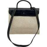 エルメス HERMES エールバッグPM ▢G刻印 アイボリー シルバー金具 トワル レディース ショルダーバッグ
