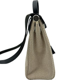 エルメス HERMES エールバッグPM ▢G刻印 アイボリー シルバー金具 トワル レディース ショルダーバッグ