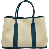 エルメス HERMES ガーデンパーティPM X刻印 コルヴェール/シルバー金具 トワル/カントリー レディース トートバッグ