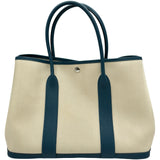 エルメス HERMES ガーデンパーティPM X刻印 コルヴェール/シルバー金具 トワル/カントリー レディース トートバッグ