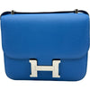 エルメス HERMES コンスタンスミニ C刻印　(2018年製) ブルーセリージュ シルバー金具 エプソン レディース ショルダーバッグ