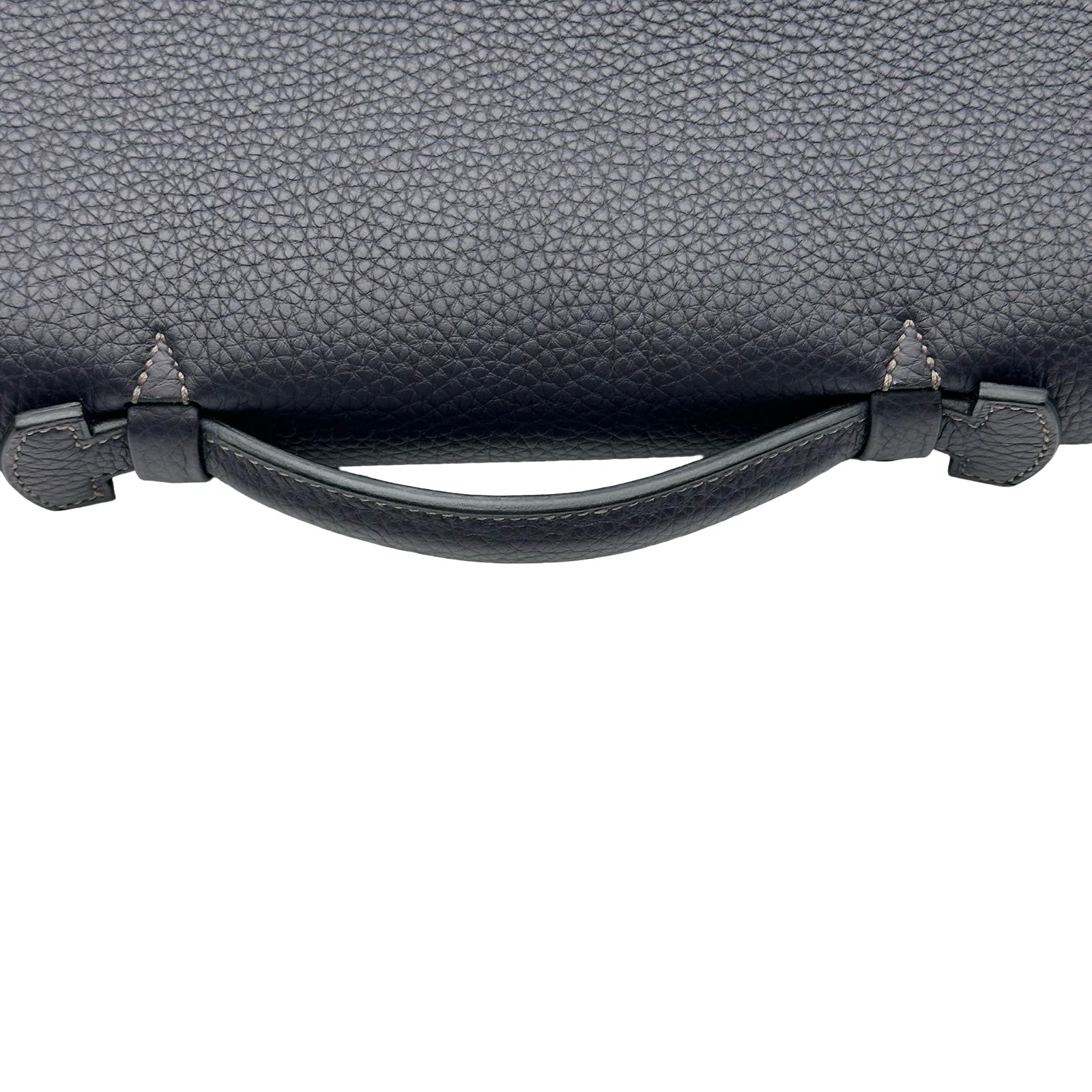 エルメス HERMES サックアデペッシュ41 ヴェルソ □Q刻印 レザン