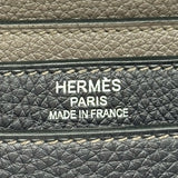 エルメス HERMES サックアデペッシュ41 ヴェルソ □Q刻印 レザン/エタン シルバー金具 トゴ メンズ ビジネスバッグ