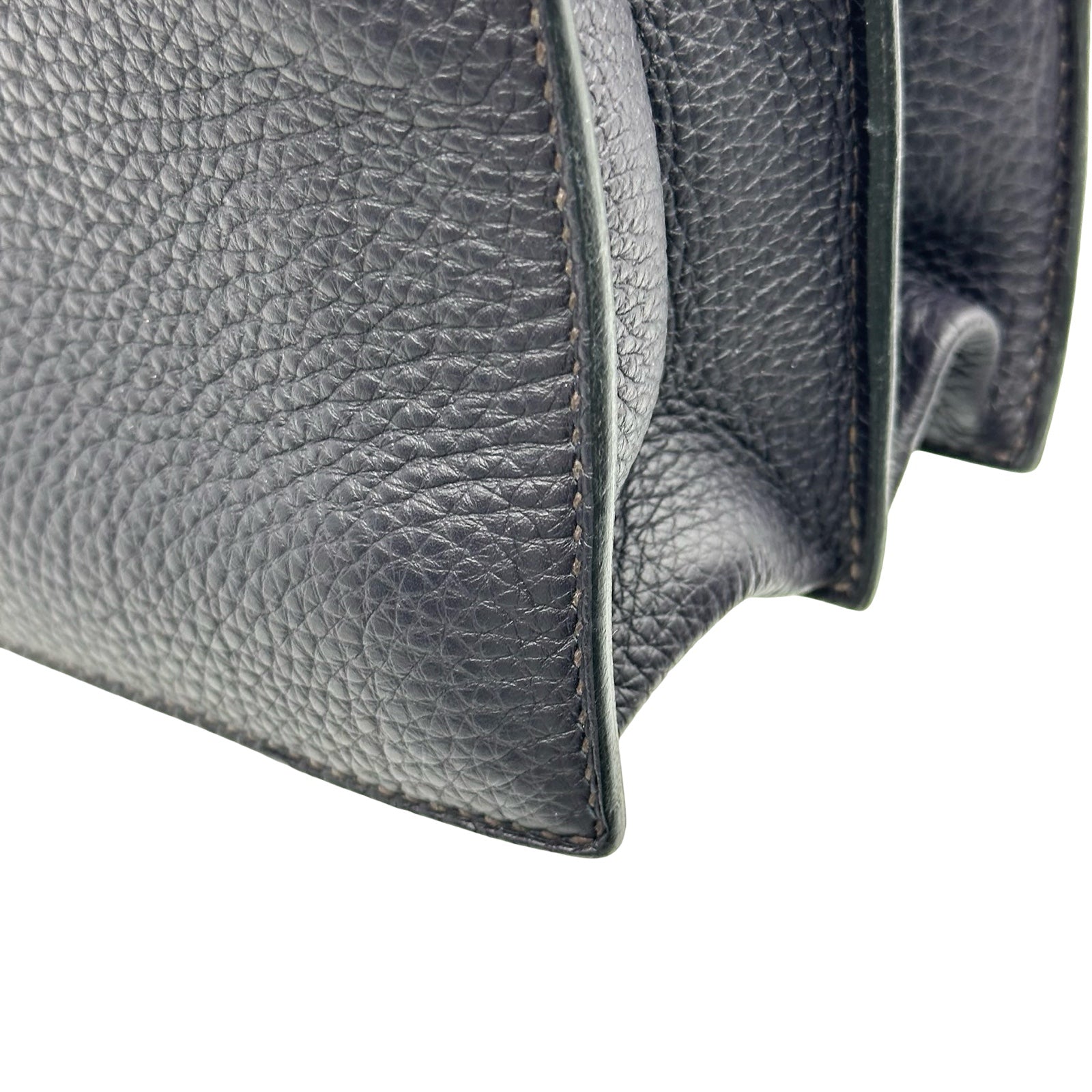 エルメス HERMES サックアデペッシュ41 ヴェルソ □Q刻印 レザン