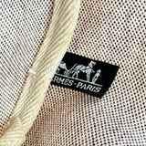 エルメス HERMES サックアビシェット グレー シルバー金具 トワル レディース ハンドバッグ