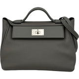 エルメス HERMES ヴァンキャトル29 U刻印 グリメイヤー シルバー金具 トゴ/スイフト レディース ショルダーバッグ