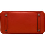 エルメス HERMES バーキン30 C刻印 カプシーヌ/シルバー金具 エプソン レディース ハンドバッグ