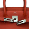 エルメス HERMES バーキン30 C刻印 カプシーヌ/シルバー金具 エプソン レディース ハンドバッグ