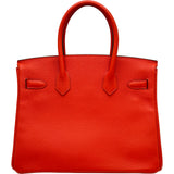 エルメス HERMES バーキン30 C刻印 カプシーヌ/シルバー金具 エプソン レディース ハンドバッグ