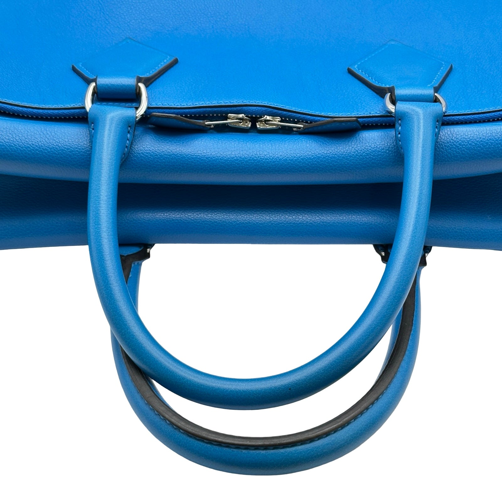 エルメス HERMES ポルトドキュマンプリュム24H □Q刻印 ブルーイドラ