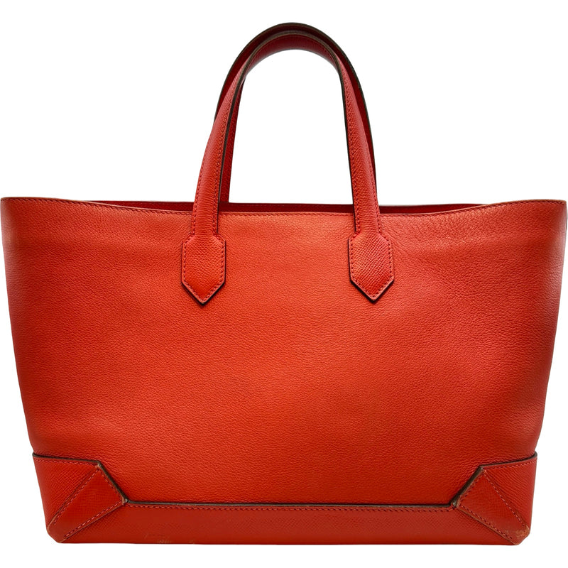 HERMES エルメス　トートバッグ エルメス HERMES マキシボックスカバス30 A刻印 ルージュトマト