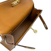 エルメス HERMES ミニケリー2 B刻印 ナチュラルサブレ ゴールド金具 ヴォーバトラー レディース ショルダーバッグ