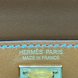 エルメス HERMES ミニケリー2 B刻印 ナチュラルサブレ ゴールド金具 ヴォーバトラー レディース ショルダーバッグ