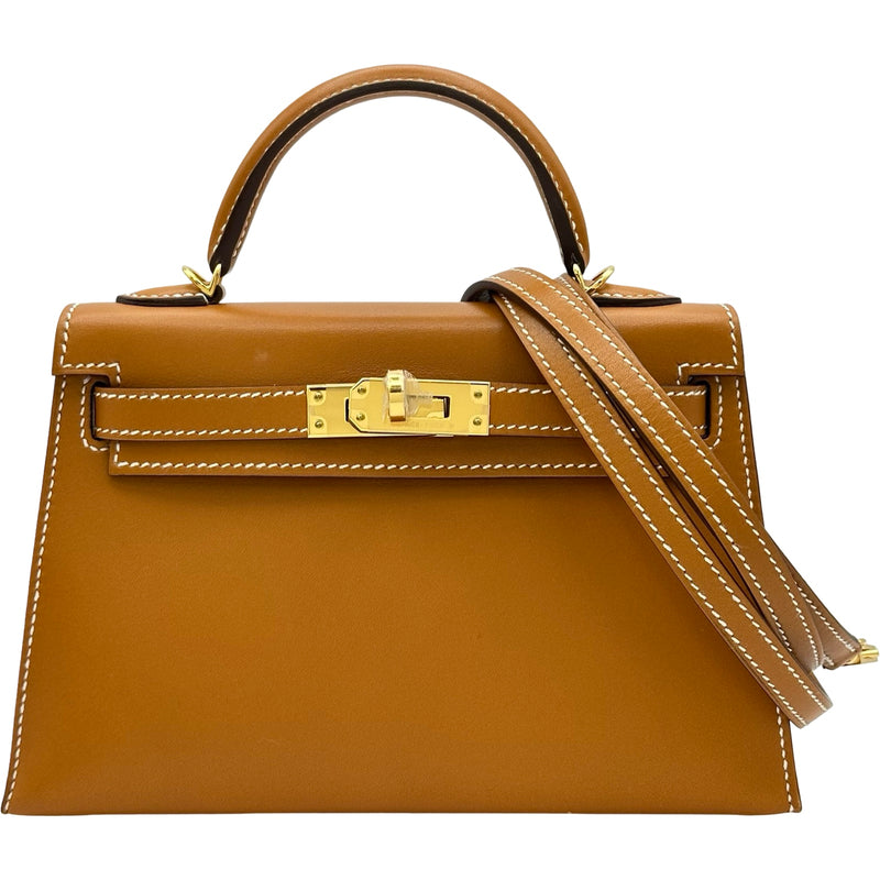 エルメス HERMES ミニケリー2 B刻印 ナチュラルサブレ ゴールド金具