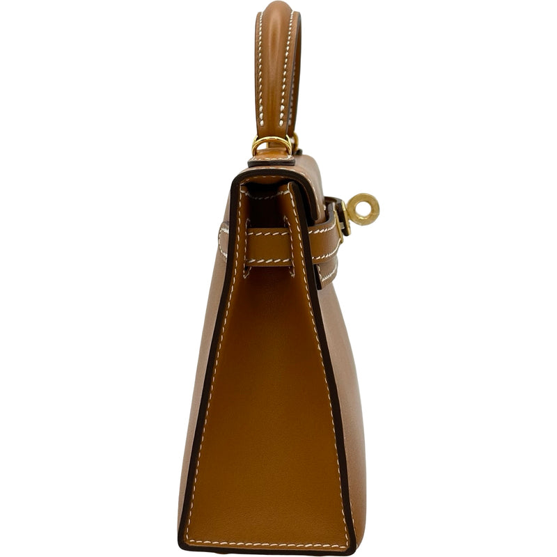 エルメス HERMES ミニケリー2 B刻印 ナチュラルサブレ ゴールド金具