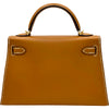 エルメス HERMES ミニケリー2 B刻印 ナチュラルサブレ ゴールド金具 ヴォーバトラー レディース ショルダーバッグ