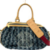ルイ・ヴィトン LOUIS VUITTON カバ・レイエGM M95336 ブルー デニム レディース ハンドバッグ