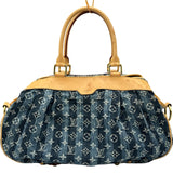 ルイ・ヴィトン LOUIS VUITTON カバ・レイエGM M95336 ブルー デニム レディース ハンドバッグ
