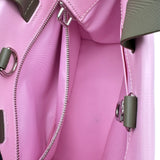 ルイ・ヴィトン LOUIS VUITTON ショッパートートMINI M15239 ピンク　シルバー金具 レザー レディース ハンドバッグ
