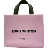 ルイ・ヴィトン LOUIS VUITTON ショッパートートMINI M15239 ピンク　シルバー金具 レザー レディース ハンドバッグ